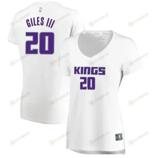 Harry Giles Sacramento Kings Women's Fast Break Jersey - Association Edition - White