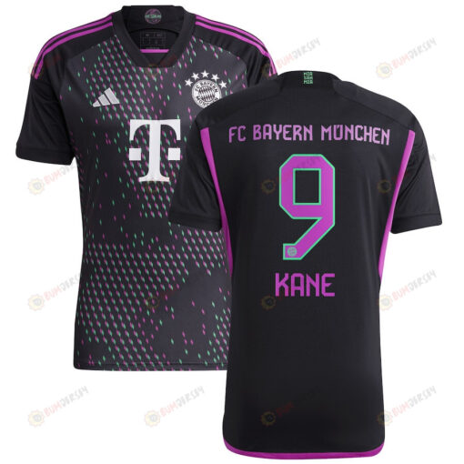 Harry Kane 9 Bayern Munich 2023/24 Away Men Jersey - Black