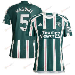 Harry Maguire 5 Manchester United 2023/24 Away Men Jersey - Green