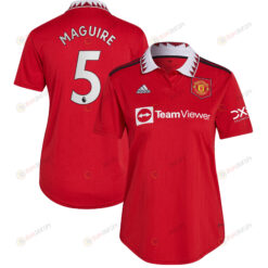 Harry Maguire 5 Manchester United Women 2022/23 Home Jersey - Red
