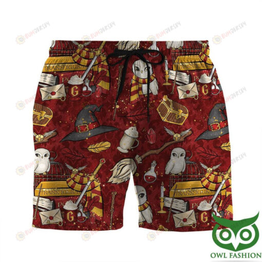 Harry Potter Gryffindor House Summer Shorts Men Shorts - Print Shorts