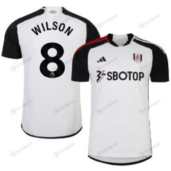 Harry Wilson 8 Fulham FC 2023-24 Premier League Home Men Jersey - White