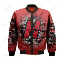 Hartford Hawks Bomber Jacket 3D Printed Camouflage Vintage