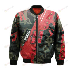 Hartford Hawks Bomber Jacket 3D Printed Sport Style Keep Go on