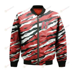 Hartford Hawks Bomber Jacket 3D Printed Sport Style Team Logo Pattern