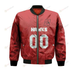 Hartford Hawks Bomber Jacket 3D Printed Team Logo Custom Text And Number