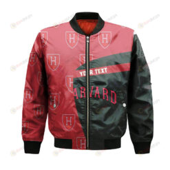 Harvard Crimson Bomber Jacket 3D Printed Special Style