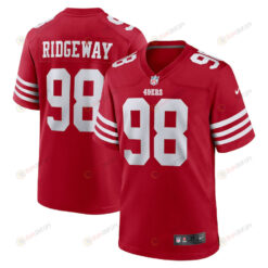 Hassan Ridgeway San Francisco 49ers Game Player Jersey - Scarlet