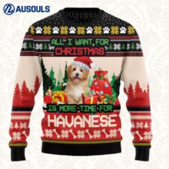 Havanese More Time Ugly Sweaters For Men Women Unisex