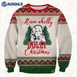 Have A Holly Dolly Christmas Ugly Sweaters For Men Women Unisex