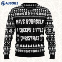 Have Yourself A Creepy Little Christmas Ugly Sweaters For Men Women Unisex