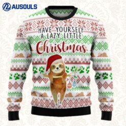 Have Yourself A Lazy Christmas Sloth Ugly Sweaters For Men Women Unisex