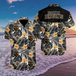 Hawaiian Aloha Hockey Boston Bruins Hawaiian Shirt