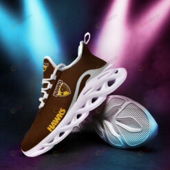 Hawthorn Hawks Logo Pattern 3D Max Soul Sneaker Shoes In Brown