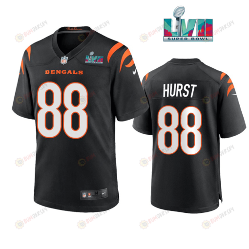 Hayden Hurst 88 Cincinnati Bengals Super Bowl LVII Men's Jersey