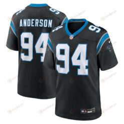 Henry Anderson 94 Carolina Panthers Team Game Men Jersey - Black