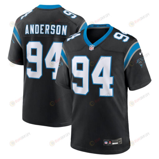 Henry Anderson 94 Carolina Panthers Team Game Men Jersey - Black