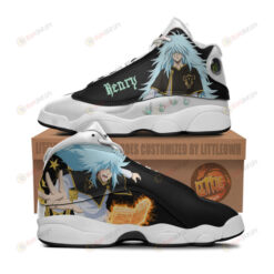 Henry Legolant Shoes Black Clover Anime Air Jordan 13 Shoes Sneakers