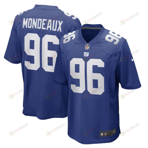 Henry Mondeaux 96 New York Giants Game Player Jersey - Royal