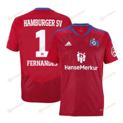 Heuer Fernandes 1 Hamburger SV II 2022-23 Third Jersey - Red