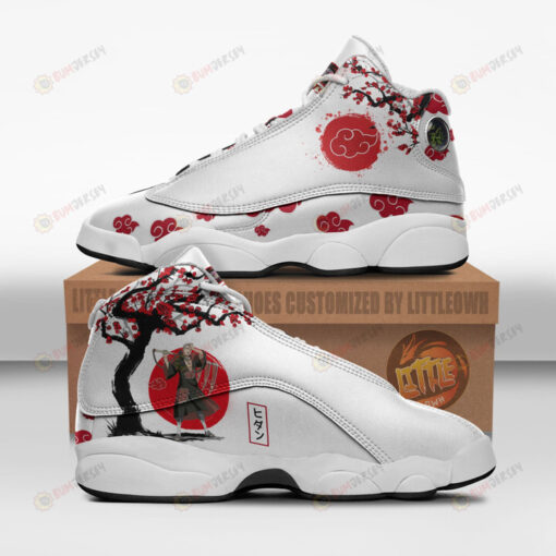 Hidan Akatsuki Shoes Nrt Anime Air Jordan 13 Shoes Sneakers Ninja Under The Sun