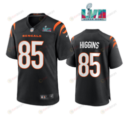 Higgins 85 Cincinnati Bengals Super Bowl LVII Men's Jersey- Black