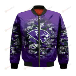 High Point Panthers Bomber Jacket 3D Printed Camouflage Vintage