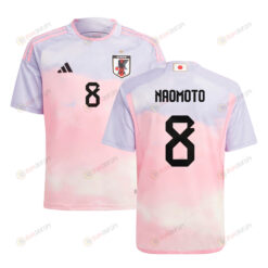 Hikaru Naomoto 8 Japan Women's National Team 2023-24 World Cup Away Jersey