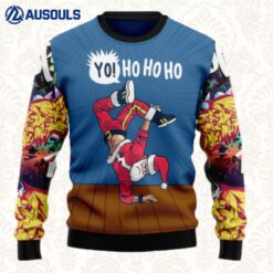 Hip Hop Santa Ugly Sweaters For Men Women Unisex