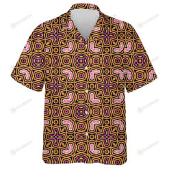 Hippie Style Concept Peace And Love Sign Of Pacifism Design Hawaiian Shirt