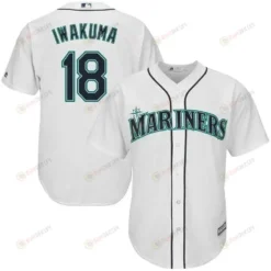 Hisashi Iwakuma Seattle Mariners Cool Base Player Jersey - White