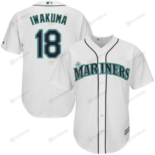 Hisashi Iwakuma Seattle Mariners Cool Base Player Jersey - White