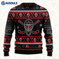 Hockey Puck Christmas Ugly Sweaters For Men Women Unisex