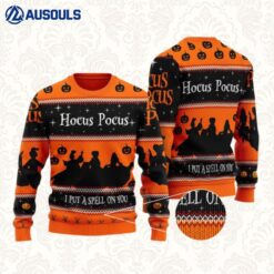 Hocus Pocus Movies Sanderson Sisters Witch Magic Ugly Sweaters For Men Women Unisex