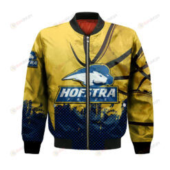 Hofstra Pride Bomber Jacket 3D Printed Basketball Net Grunge Pattern