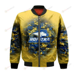 Hofstra Pride Bomber Jacket 3D Printed Camouflage Vintage