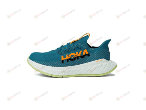 Hoka One One Carbon X 3 Blue Coral / Black Shoes Sneakers