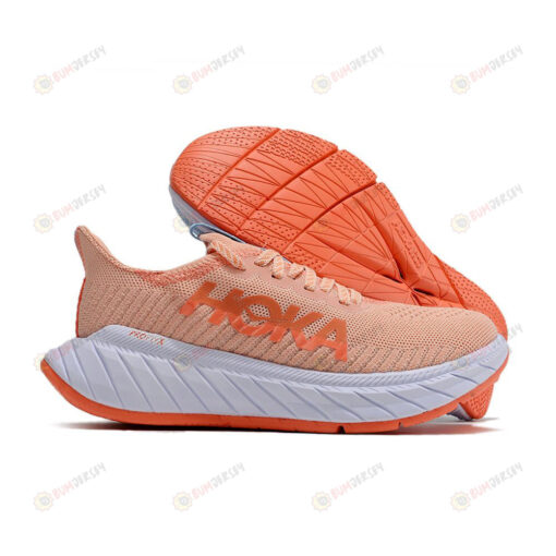 Hoka One One Carbon X 3 Peach Parfait / Summer Song Shoes Sneakers