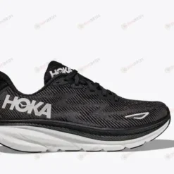 Hoka One One Clifton 9 Black/ White Shoes Sneakers