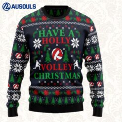 Holly Volley Volleyball Ugly Sweaters For Men Women Unisex