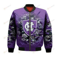 Holy Cross Crusaders Bomber Jacket 3D Printed Camouflage Vintage