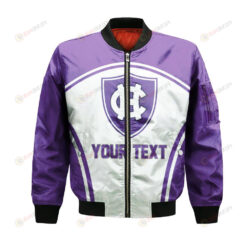 Holy Cross Crusaders Bomber Jacket 3D Printed Curve Style Sport