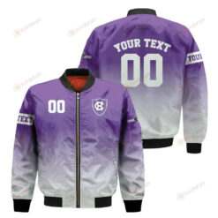 Holy Cross Crusaders Fadded Bomber Jacket 3D Printed