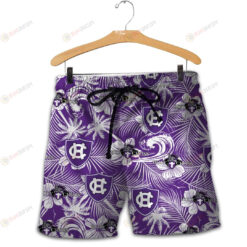 Holy Cross Crusaders Men Shorts Tropical Seamless