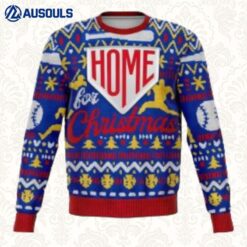 Home Baseball Lover Funny Ugly Sweaters For Men Women Unisex