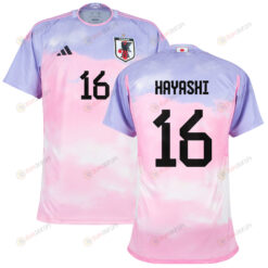 Honoka Hayashi 16 Japan Women's National Team 2023-24 World Cup Away Men Jersey