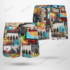 Hootie & the Blowfish Rock Band Hawaiian Shorts Summer Shorts Men Shorts - Print Shorts