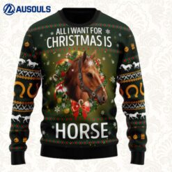 Horse All I Need For Christmas Ugly Sweaters For Men Women Unisex