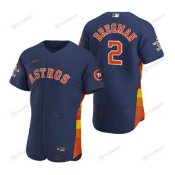 Houston Astros Alex Bregman 2 Navy 2022-23 World Series Jersey