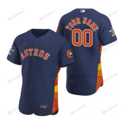 Houston Astros Custom 00 Navy 2022-23 World Series Jersey